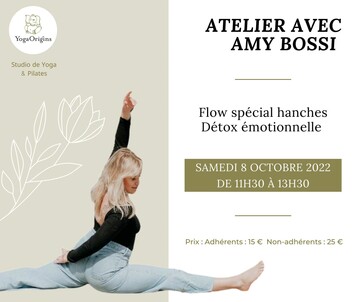 Atelier avec Amy Bossi chez YogaOrigins Atelier avec Amy Bossi chez YogaOrigins