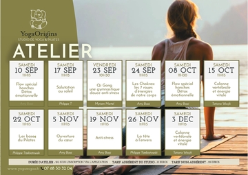 Découvrez nos ateliers de yoga Découvrez nos ateliers de yoga