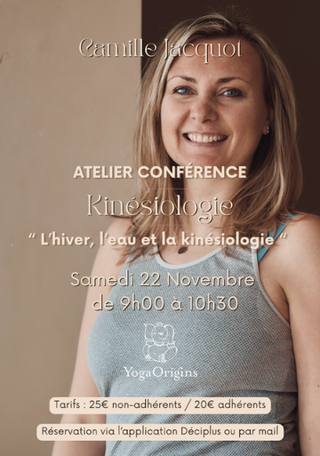 Atelier-conférence : L’hiver, l’eau et la kinésiologie
