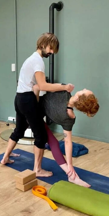 Jonathan, professeur de yoga