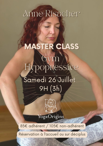 Masterclass : Gym Hypopressive Durée : 3h